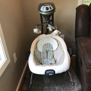 Graco baby swing.